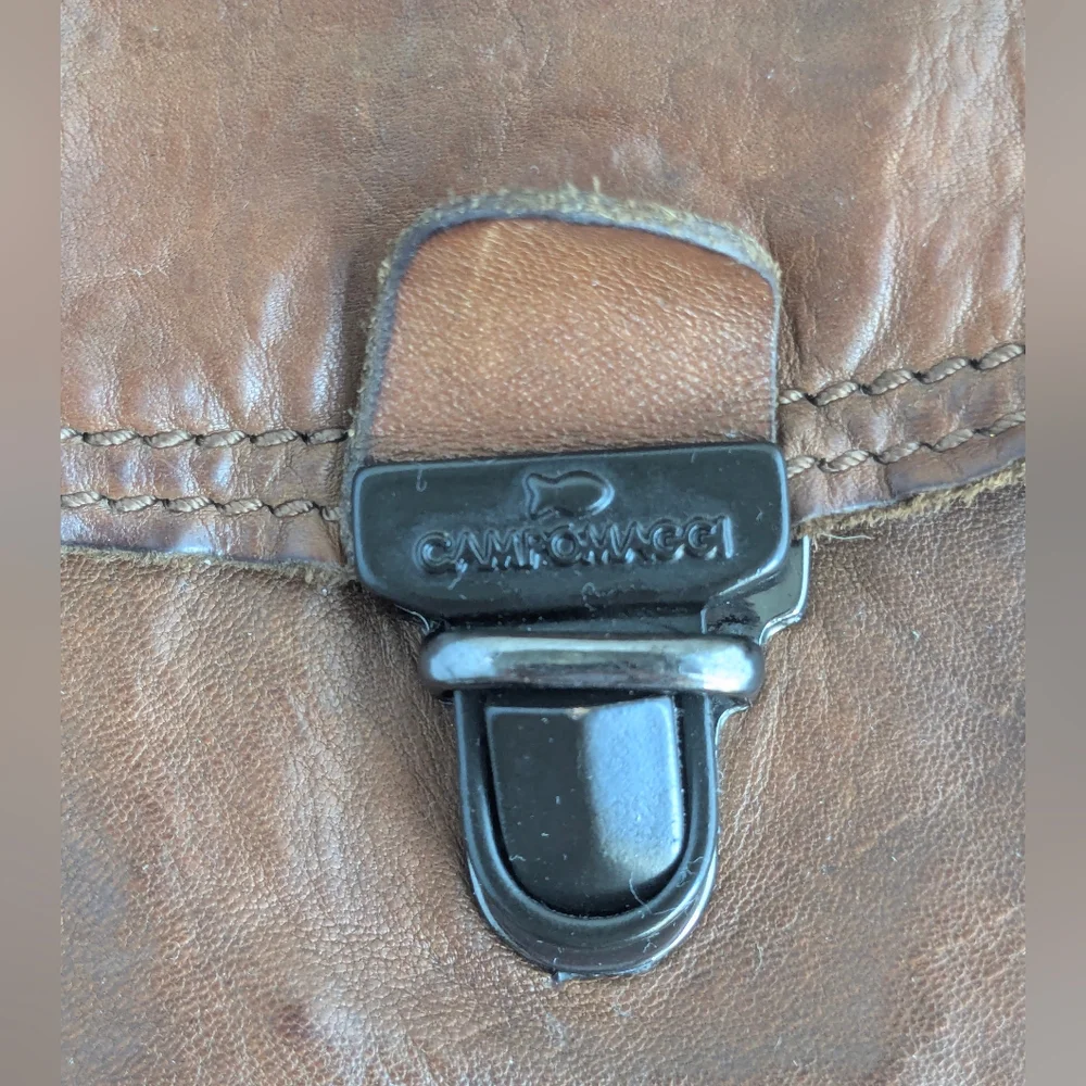 Campomaggi Brown Leather Bag Crossbody Messenger Hobo